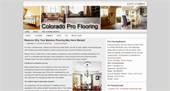 Desktop Screenshot of coloradoproflooring.com